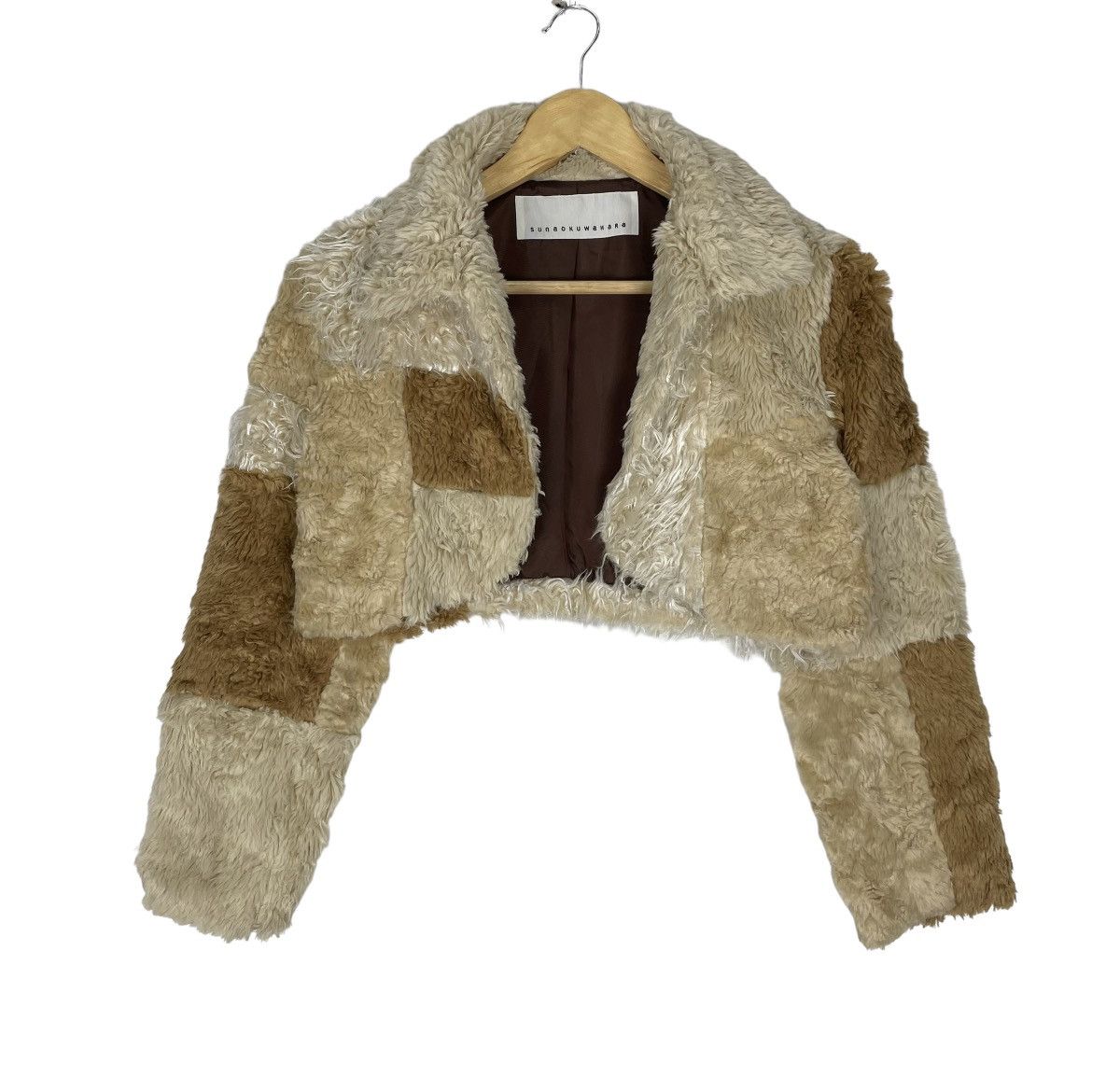 Issey Miyake ⚡️SUNAO KUWAHARA ISSEY MIYAKE FAUX FUR CROPPED JACKET Size M / US 6-8 / IT 42-44 - 1 Thumbnail