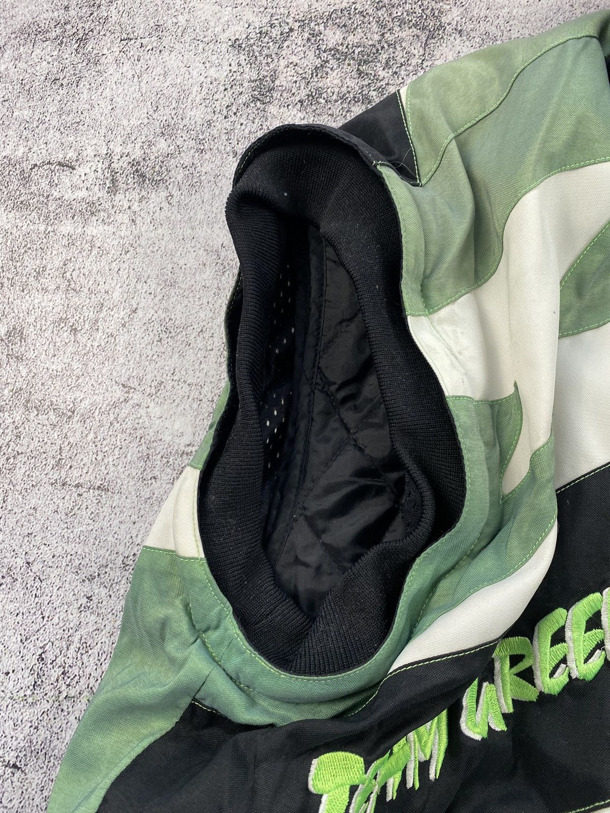 Vintage Vintage Kawasaki Team Green Racing zip off jacket vest Size US L / EU 52-54 / 3 - 16 Thumbnail