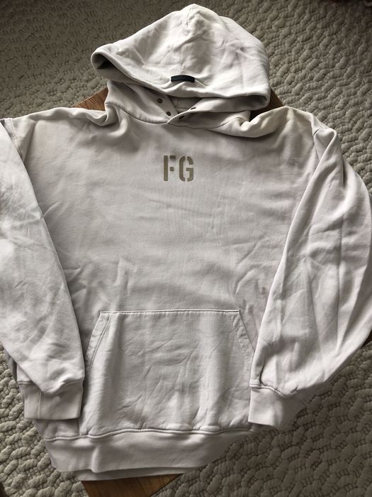 Fear of God Seventh Collection “FG” Vintage Hoodie | Grailed