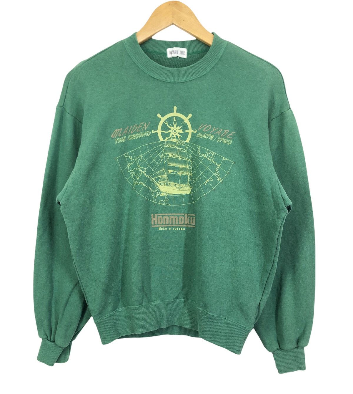 Japanese Brand × Vintage Vintage Milano Life Honmoku Crewneck Sweatshirt Size US M / EU 48-50 / 2 - 1 Thumbnail