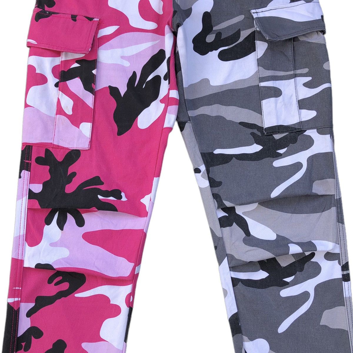 Japanese Brand Big For Sam Camouflage Patchwork Jogger Pants Size US 30 / EU 46 - 5 Thumbnail