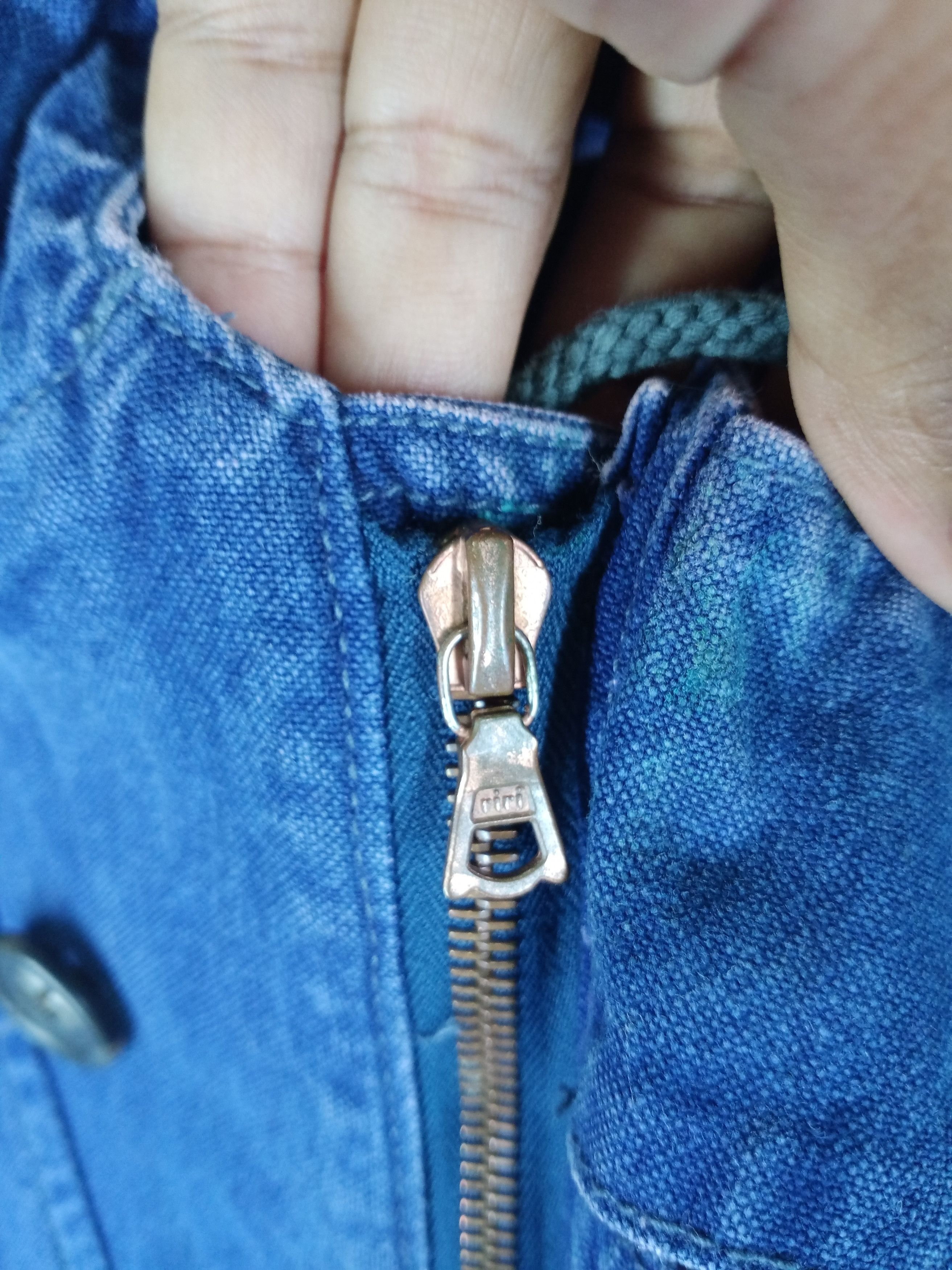 Nigel Cabourn Vintage Nigel Cabourn Denim Long Jacket Hoodie Size US L / EU 52-54 / 3 - 8 Thumbnail