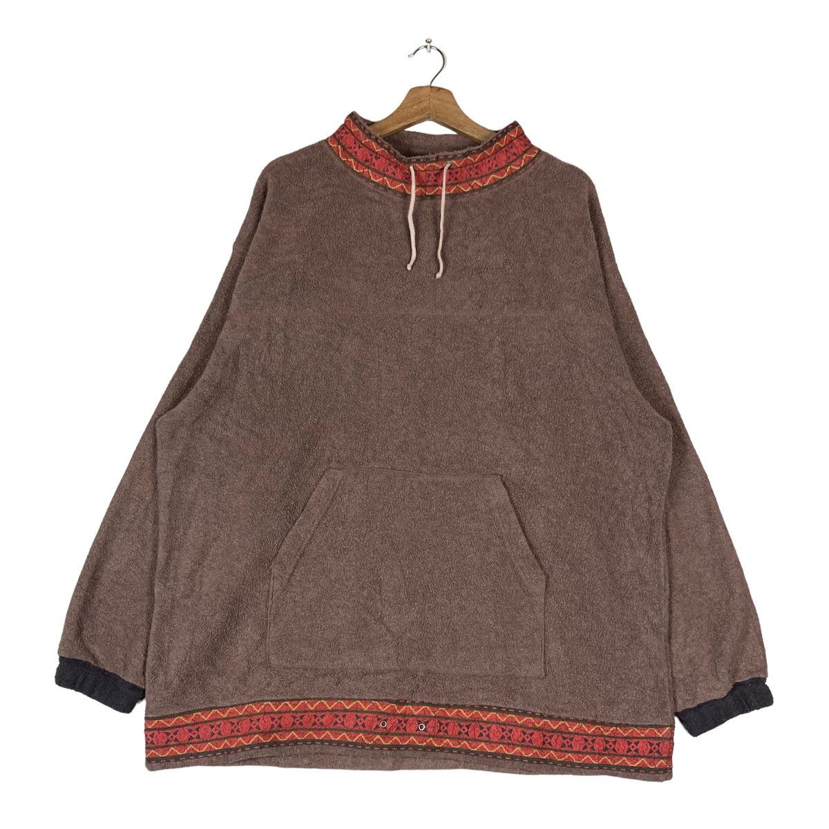 Vintage Vintage LP Plain Pullover Jumper Sweatshirt Size US L / EU 52-54 / 3 - 1 Thumbnail