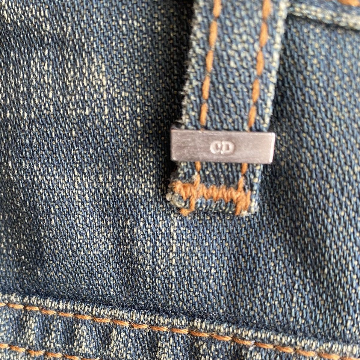 Dior Dior Homme Wrinkle Dark Blue Coated Jeans 17.5CM MII Size US 29 - 10 Thumbnail