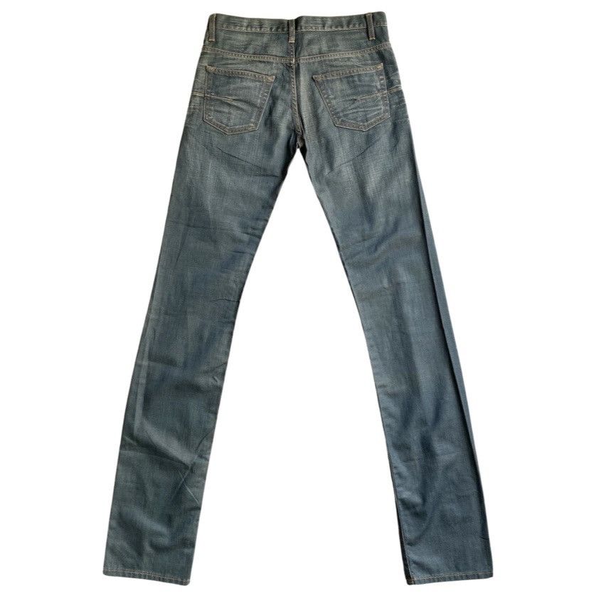 Dior Dior Homme Wrinkle Dark Blue Coated Jeans 17.5CM MII Size US 29 - 6 Thumbnail