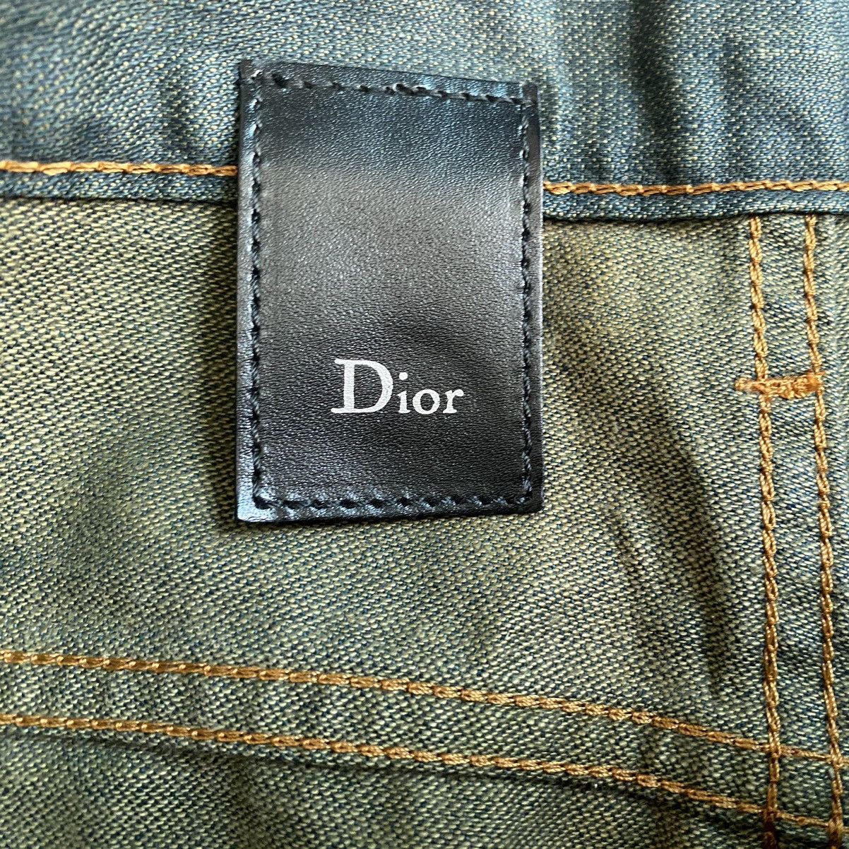 Dior Dior Homme Wrinkle Dark Blue Coated Jeans 17.5CM MII Size US 29 - 8 Thumbnail