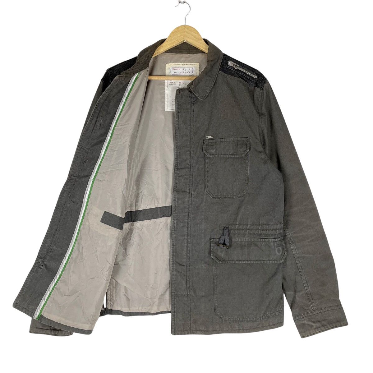 Diesel ⚡️DIESEL LAMB LEATHER ELBOW PAD JACKET Size US XL / EU 56 / 4 - 3 Thumbnail