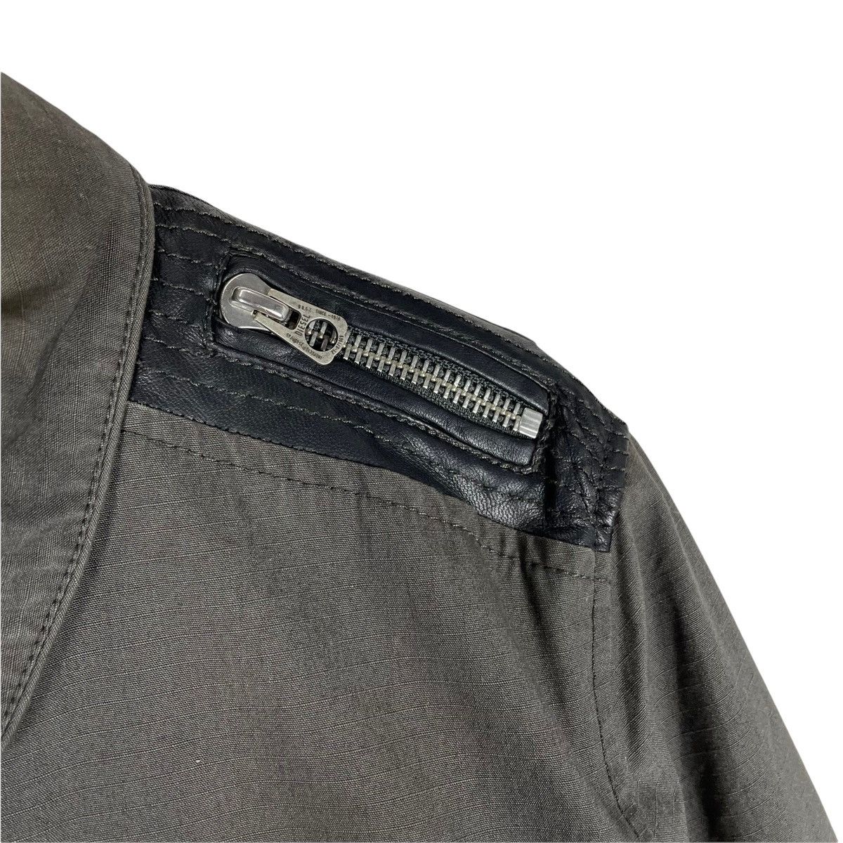 Diesel ⚡️DIESEL LAMB LEATHER ELBOW PAD JACKET Size US XL / EU 56 / 4 - 6 Thumbnail