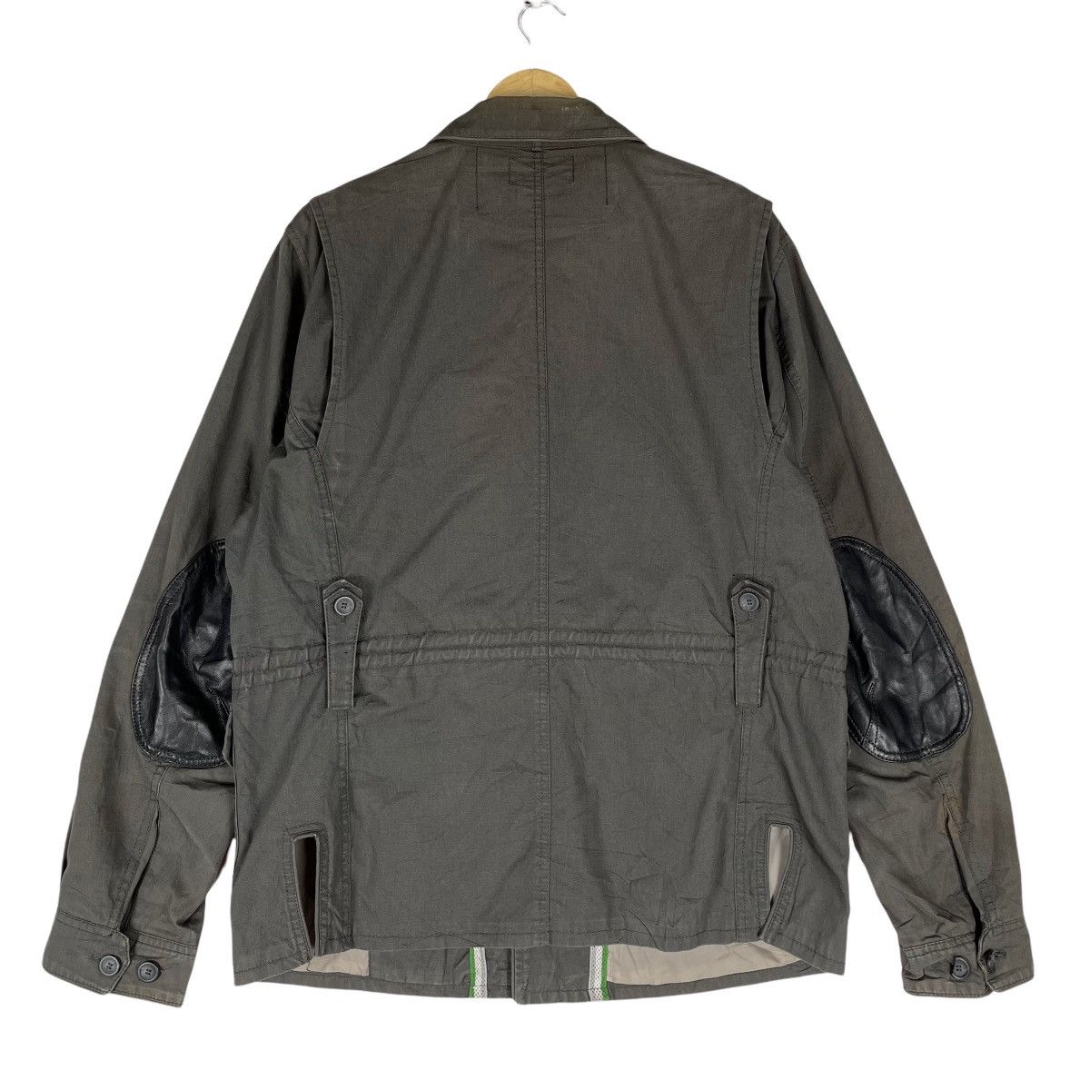 Diesel ⚡️DIESEL LAMB LEATHER ELBOW PAD JACKET Size US XL / EU 56 / 4 - 10 Thumbnail