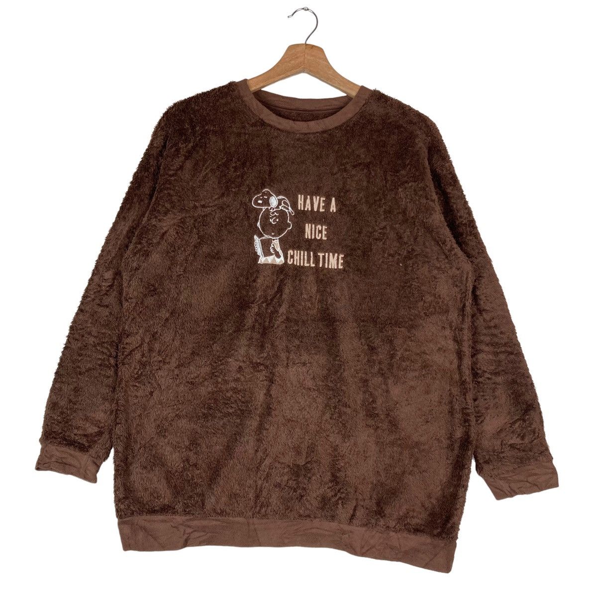 Uniqlo Vintage Uniqlo Collab Peanuts Pullover Jumper Fleece Size US M / EU 48-50 / 2 - 1 Thumbnail