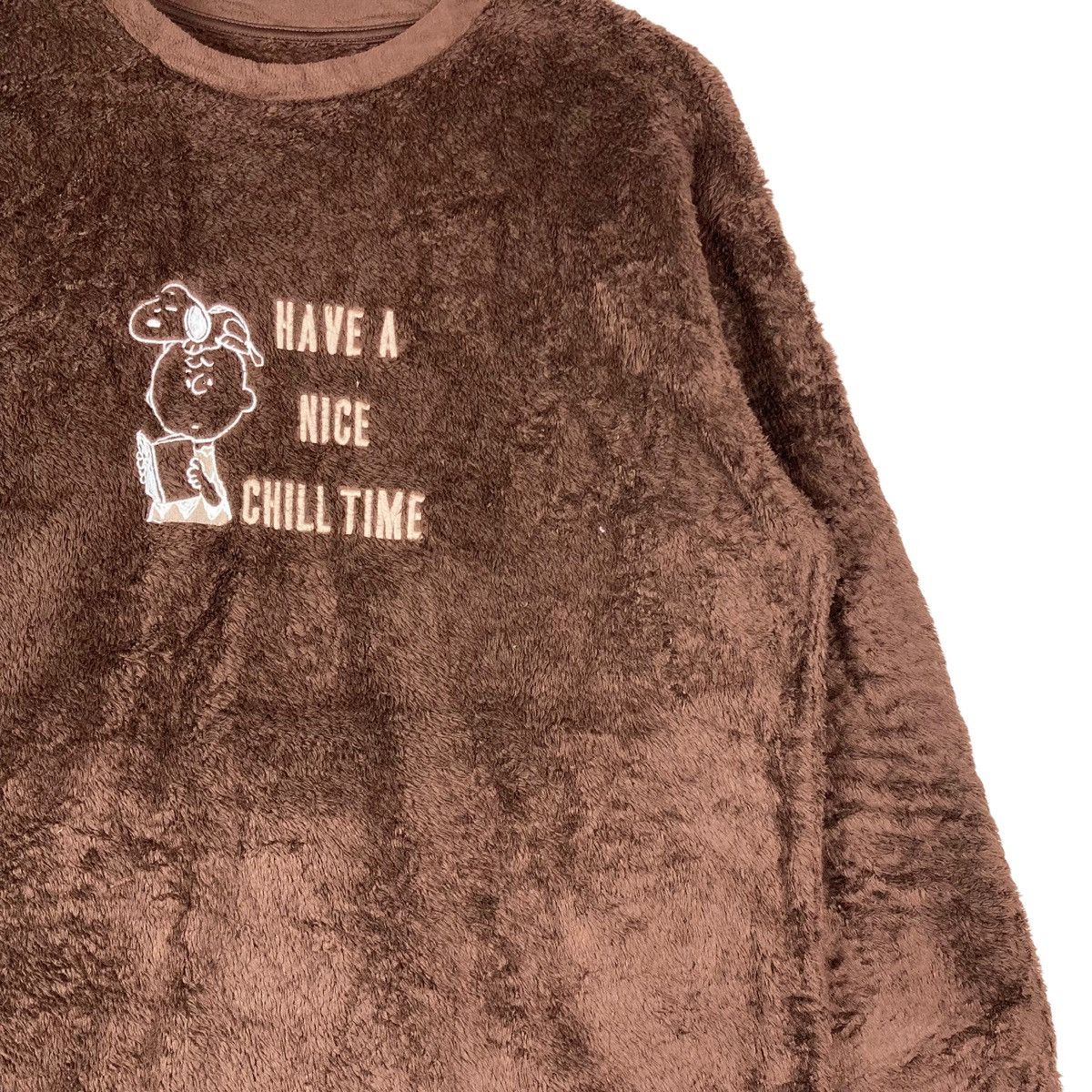 Uniqlo Vintage Uniqlo Collab Peanuts Pullover Jumper Fleece Size US M / EU 48-50 / 2 - 4 Thumbnail