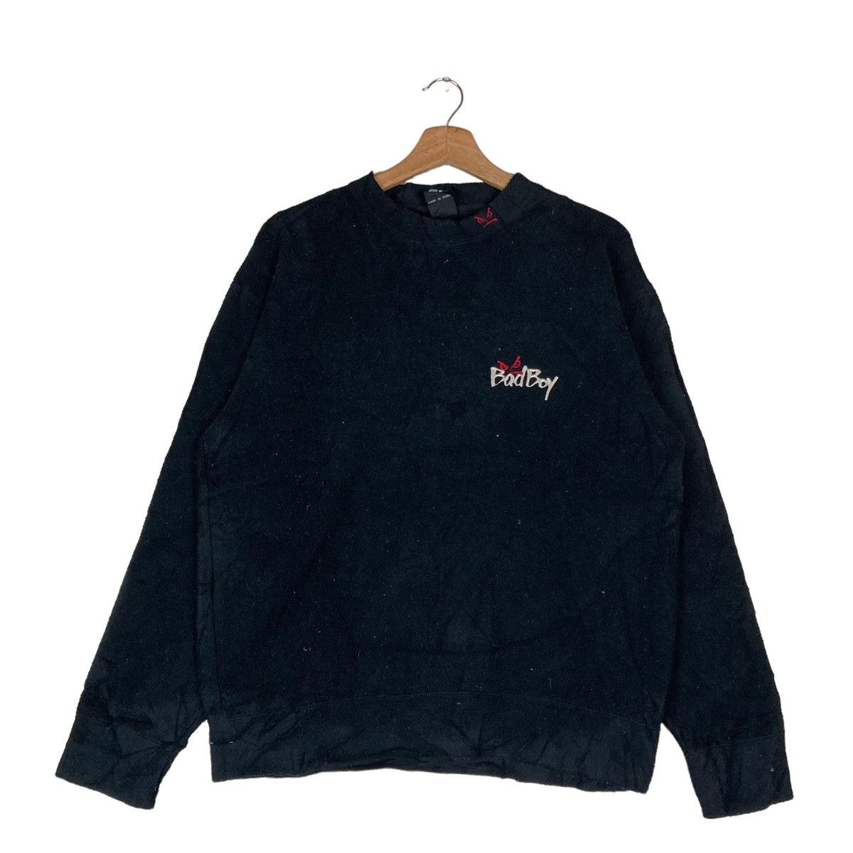 Vintage Vintage Bad Boy Pullover Jumper Fleece Sweatshirt Size US M / EU 48-50 / 2 - 1 Thumbnail