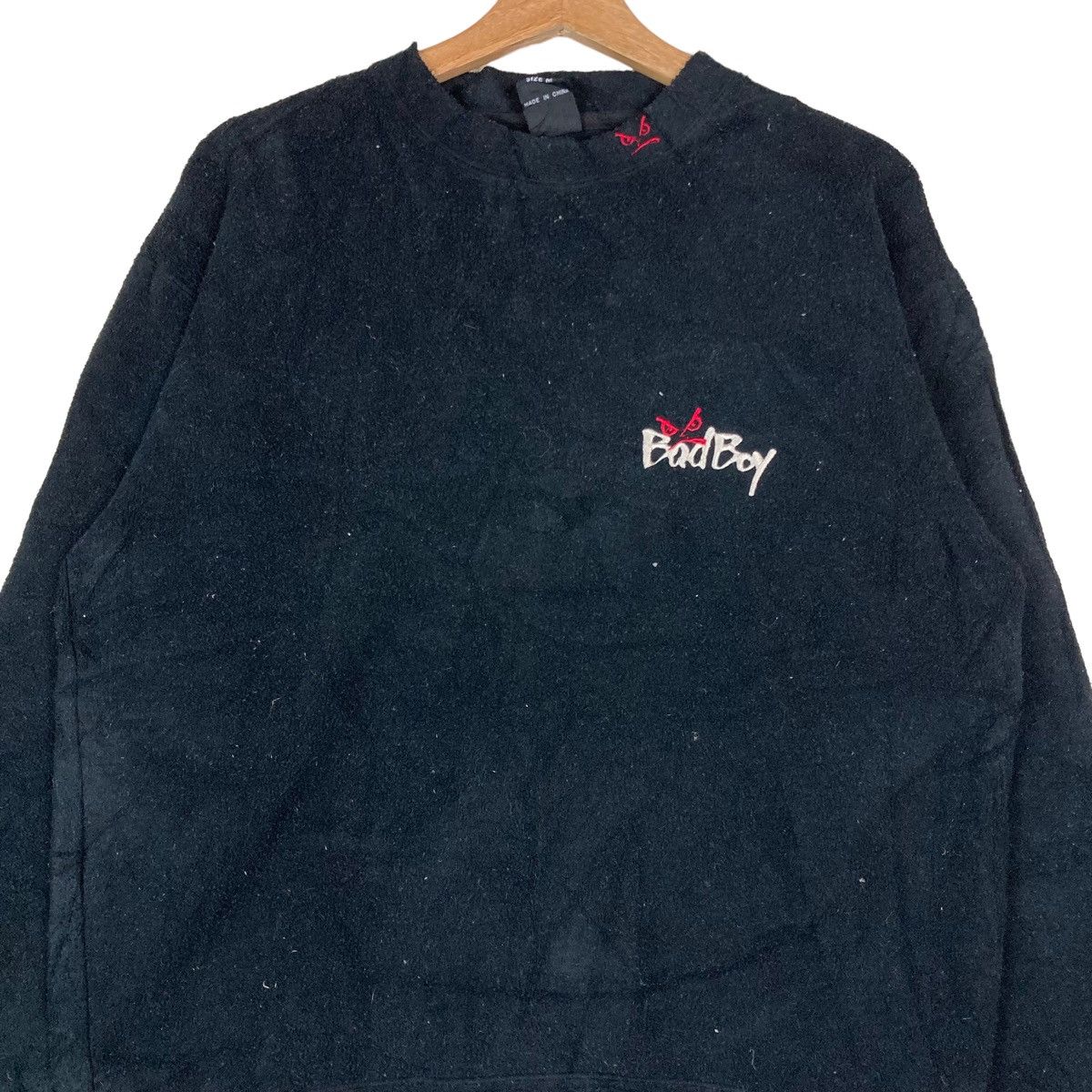 Vintage Vintage Bad Boy Pullover Jumper Fleece Sweatshirt Size US M / EU 48-50 / 2 - 2 Thumbnail