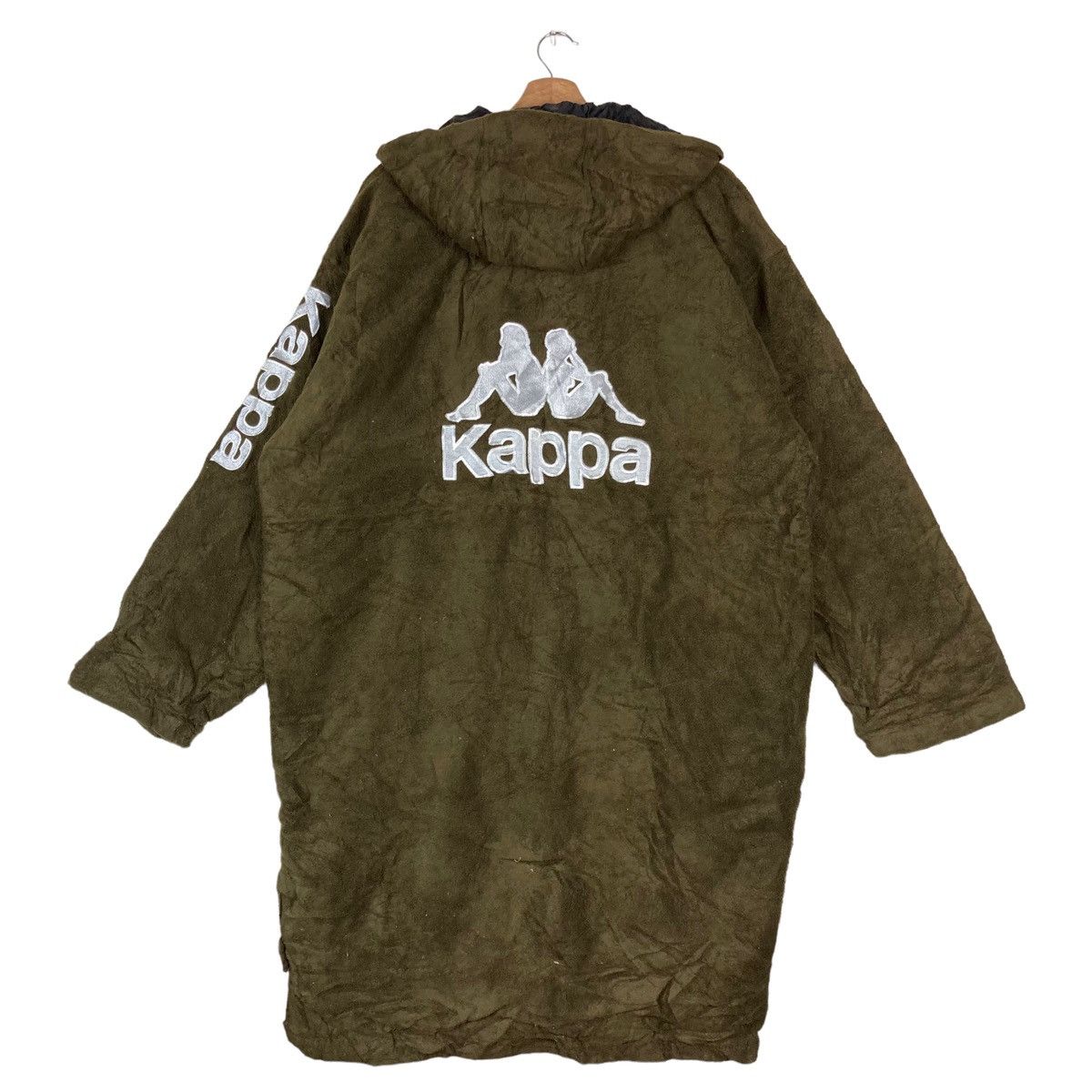 Kappa Vintage Kappa Snap Button Long Fleece Hoodie Jacket Size US L / EU 52-54 / 3 - 1 Thumbnail