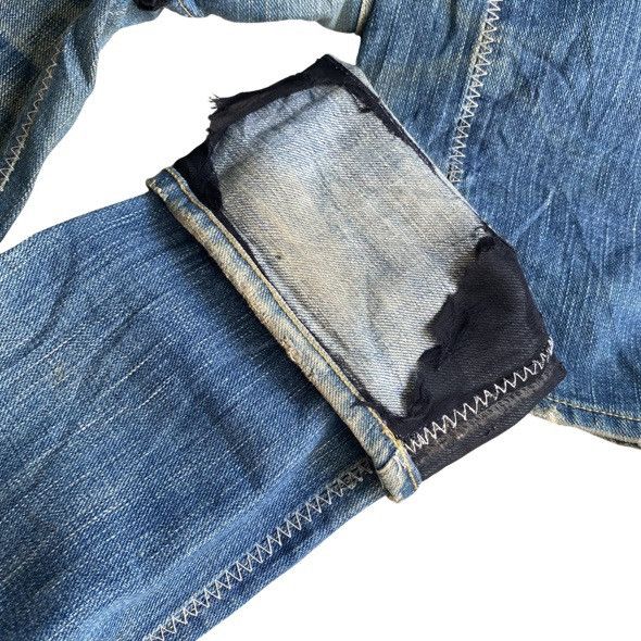 Number (N)ine AW03 Touch Me I’m Sick Patchwork Crash Jeans Size US 30 / EU 46 - 10 Thumbnail