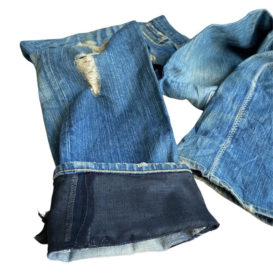Number (N)ine AW03 Touch Me I’m Sick Patchwork Crash Jeans Size US 30 / EU 46 - 11 Thumbnail