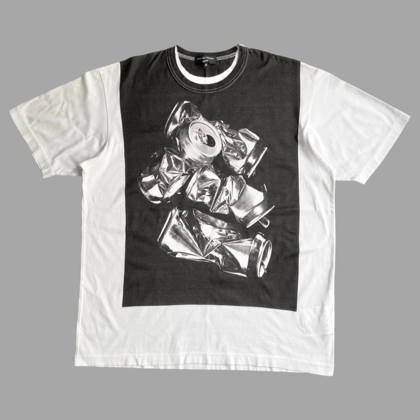 Pre-owned Comme Des Garcons X Comme Des Garcons Homme Cans T Shirt In White
