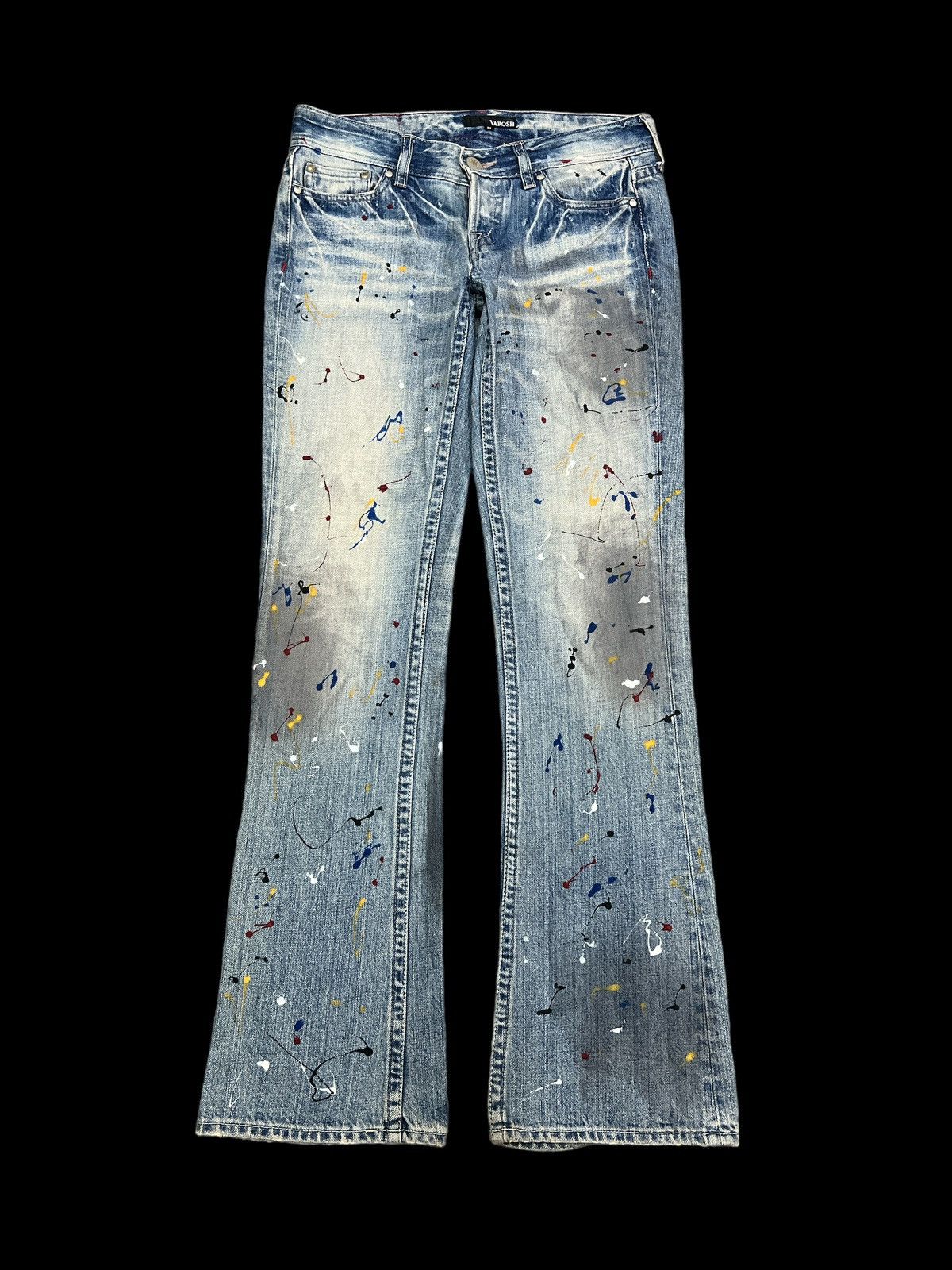 FLARED💥VAROSH PAINTER DISTRESSED DENIM PANT