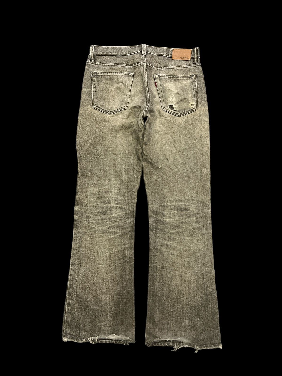 Japanese Brand × Vintage FLARED💥RUSTY BOBSON DISTRESSED DENIM PANT Size US 31 - 7 Thumbnail