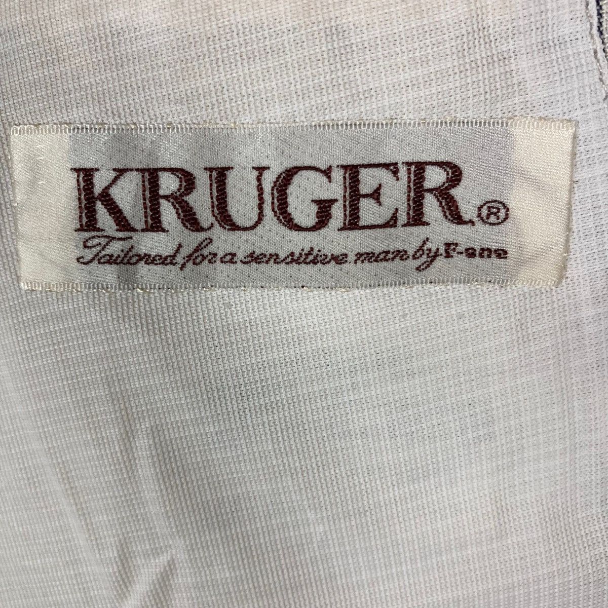Vintage Vintage Kruger by F-One Flat Button Coat Jacket Size US S / EU 44-46 / 1 - 4 Thumbnail