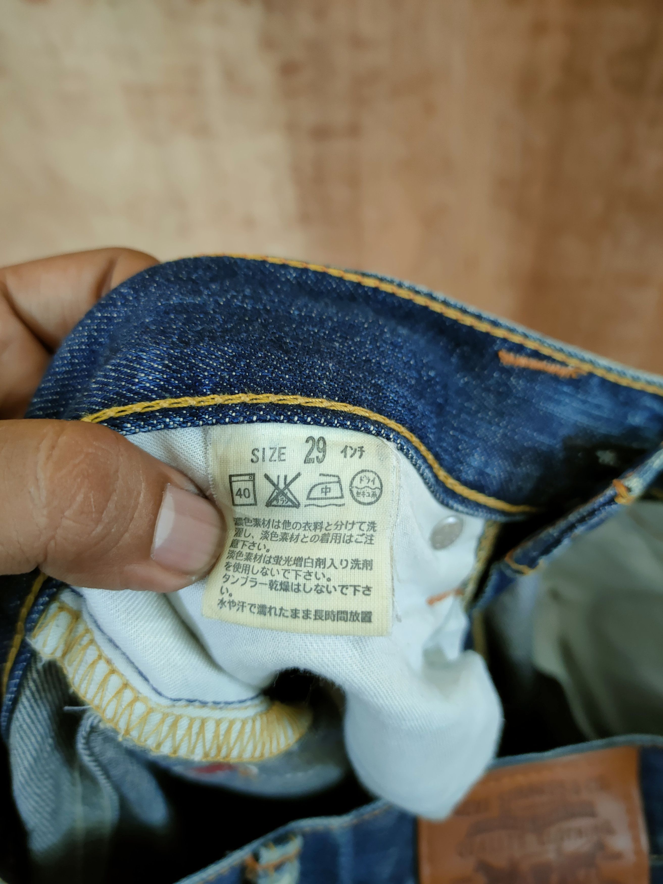 Levi's 702 levis distressed denim vintage pants #46-816 Size US 29 - 10 Thumbnail
