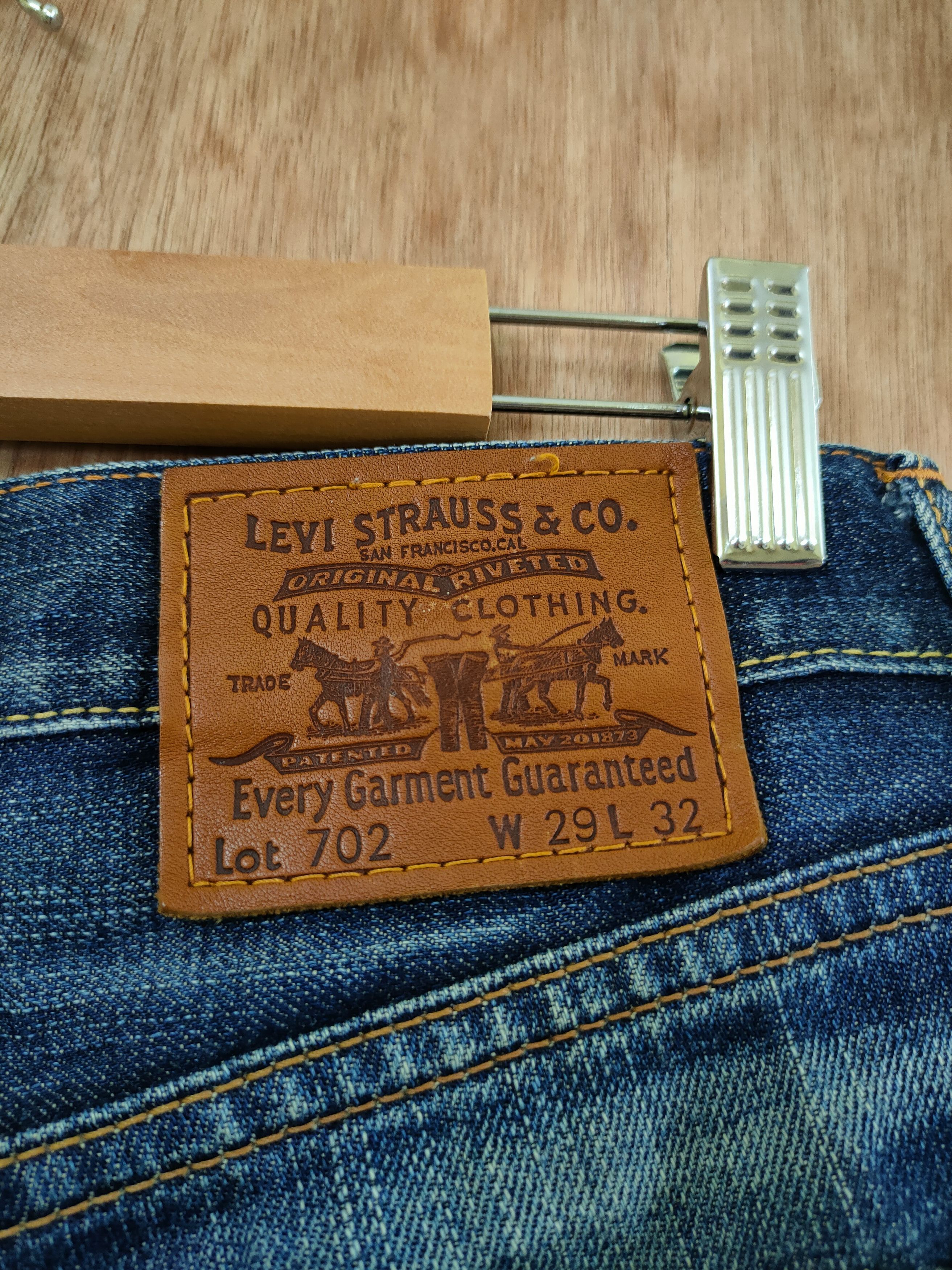 Levi's 702 levis distressed denim vintage pants #46-816 Size US 29 - 9 Thumbnail