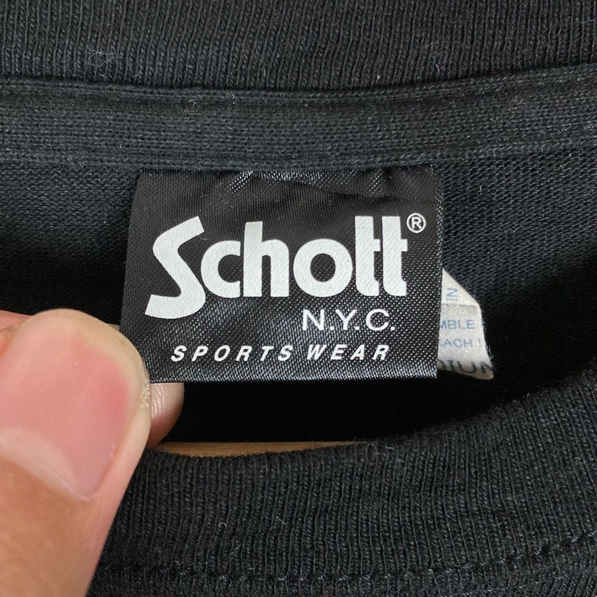 Schott Vintage Schott Sportswear Pullover Jumper Tshirt Size US M / EU 48-50 / 2 - 9 Thumbnail