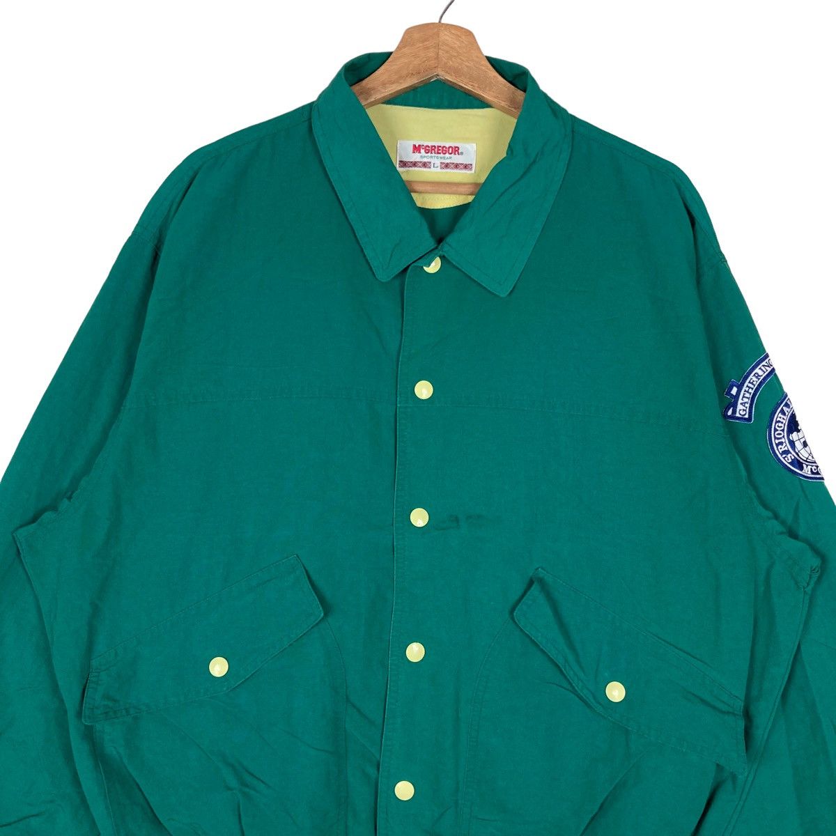 McGregor Vintage McGregor Sportswear Snap Button Jacket Size US L / EU 52-54 / 3 - 2 Thumbnail