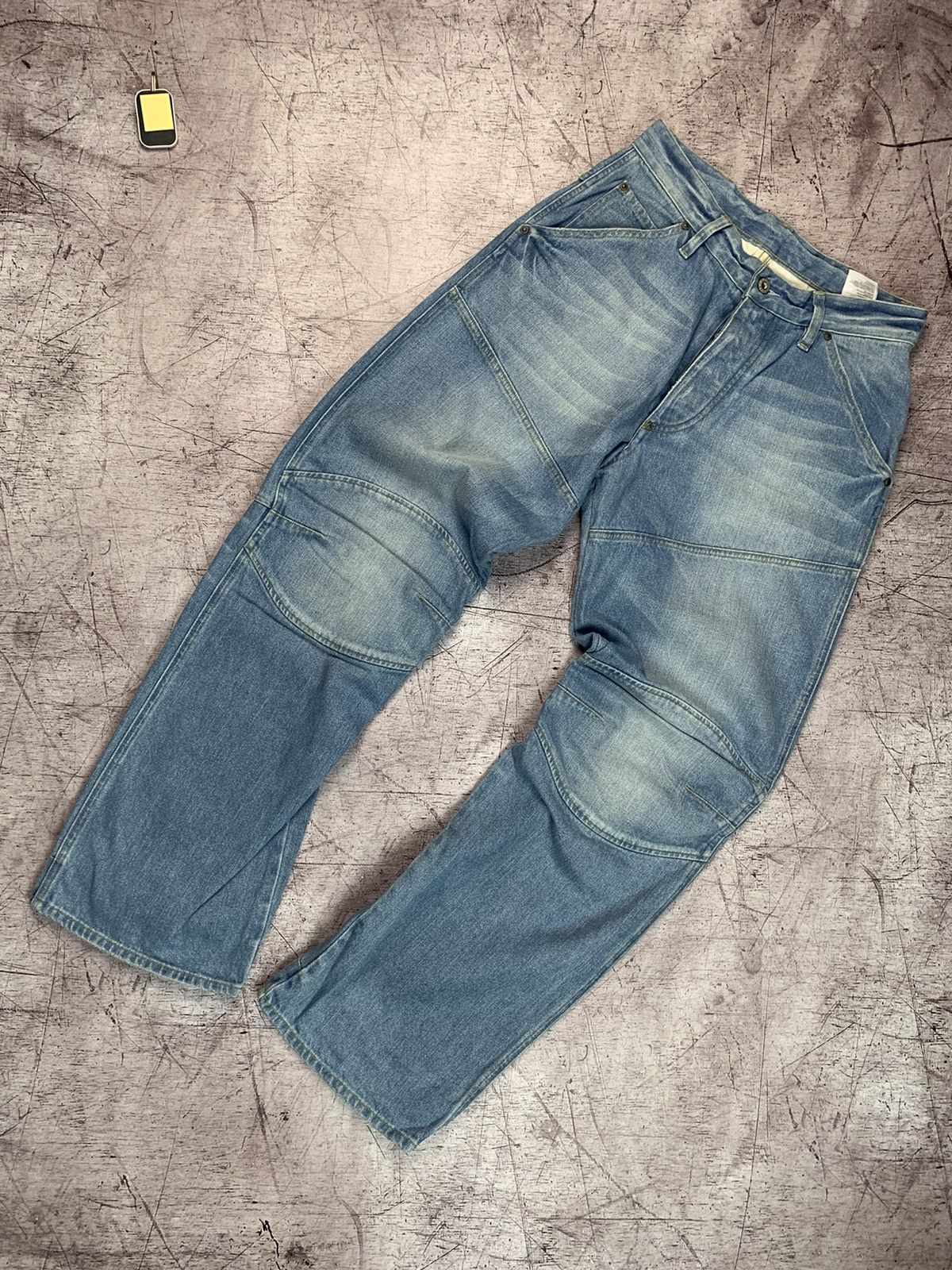 G-Star × Vintage G Star Raw vintage double knee jeans denim pants Size US 29 - 1 Thumbnail