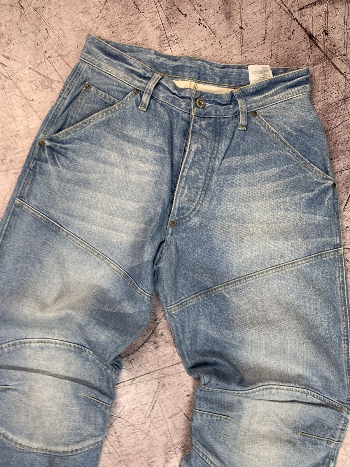 G-Star × Vintage G Star Raw vintage double knee jeans denim pants Size US 29 - 2 Thumbnail