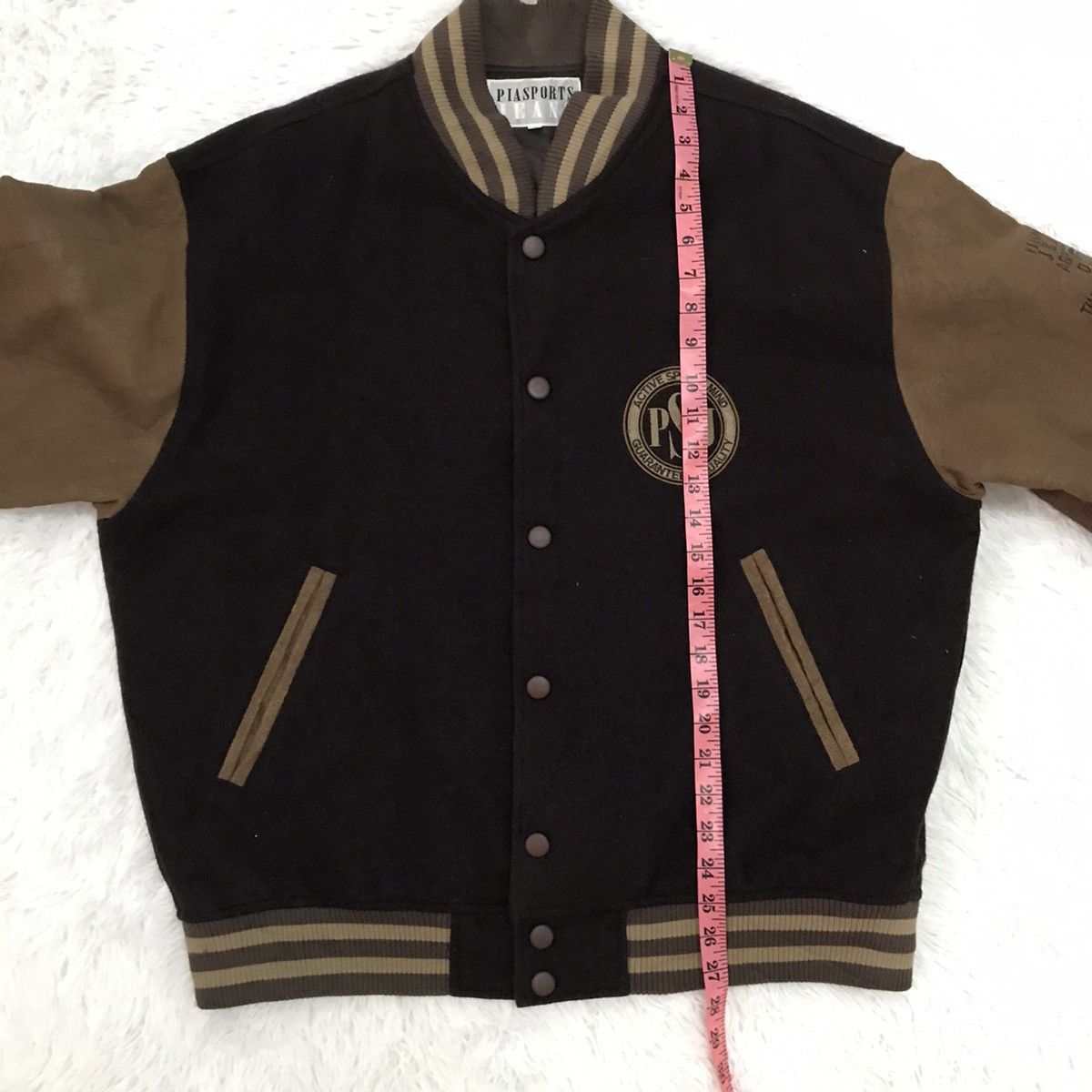 Japanese Brand PSJ Pia Sports Jeans Varsity Jacket Size US L / EU 52-54 / 3 - 20 Thumbnail
