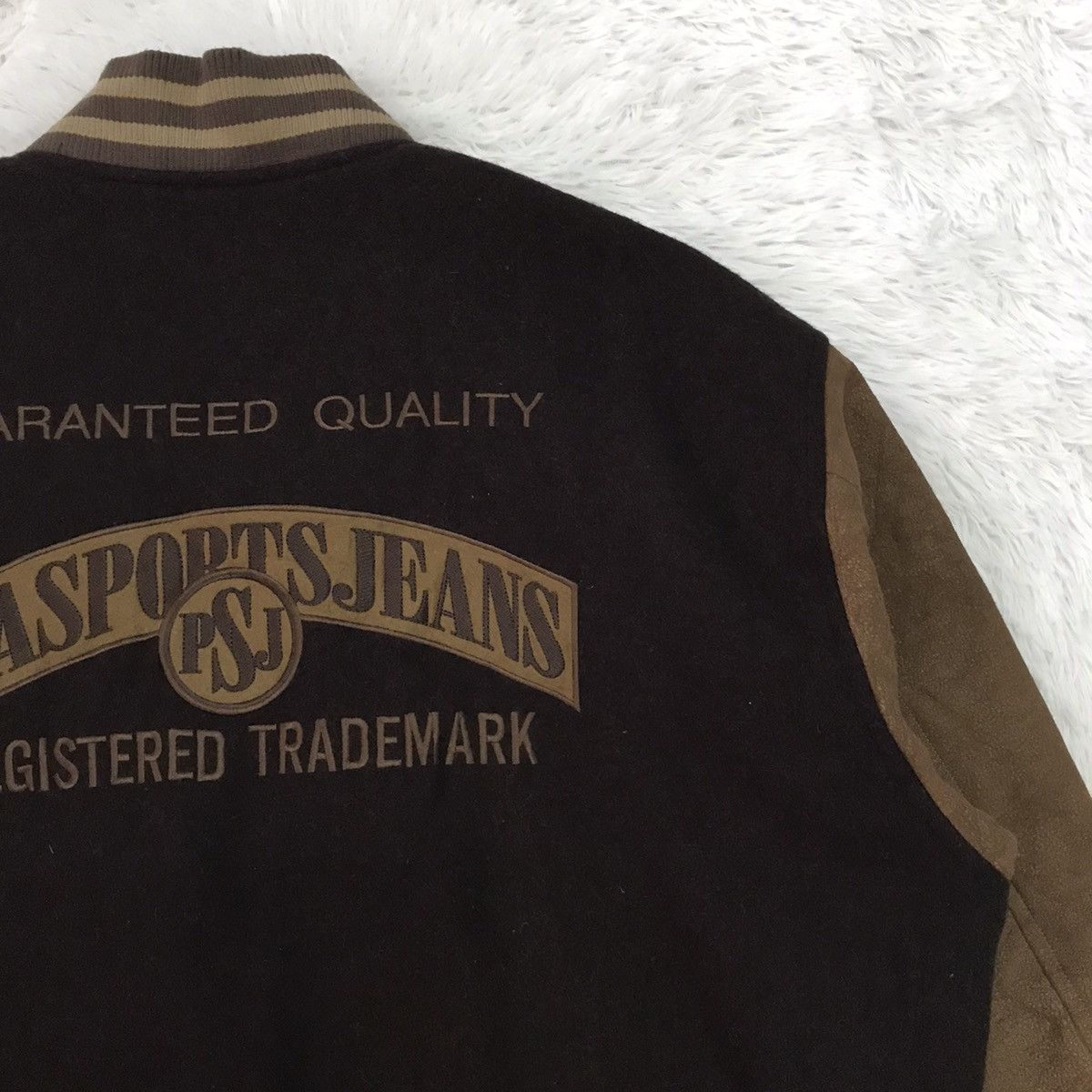 Japanese Brand PSJ Pia Sports Jeans Varsity Jacket Size US L / EU 52-54 / 3 - 11 Thumbnail