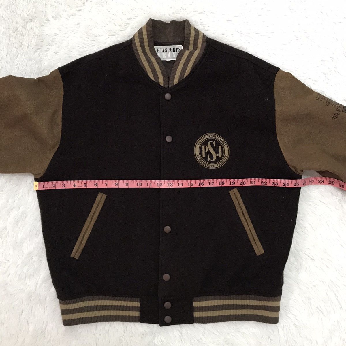 Japanese Brand PSJ Pia Sports Jeans Varsity Jacket Size US L / EU 52-54 / 3 - 19 Thumbnail
