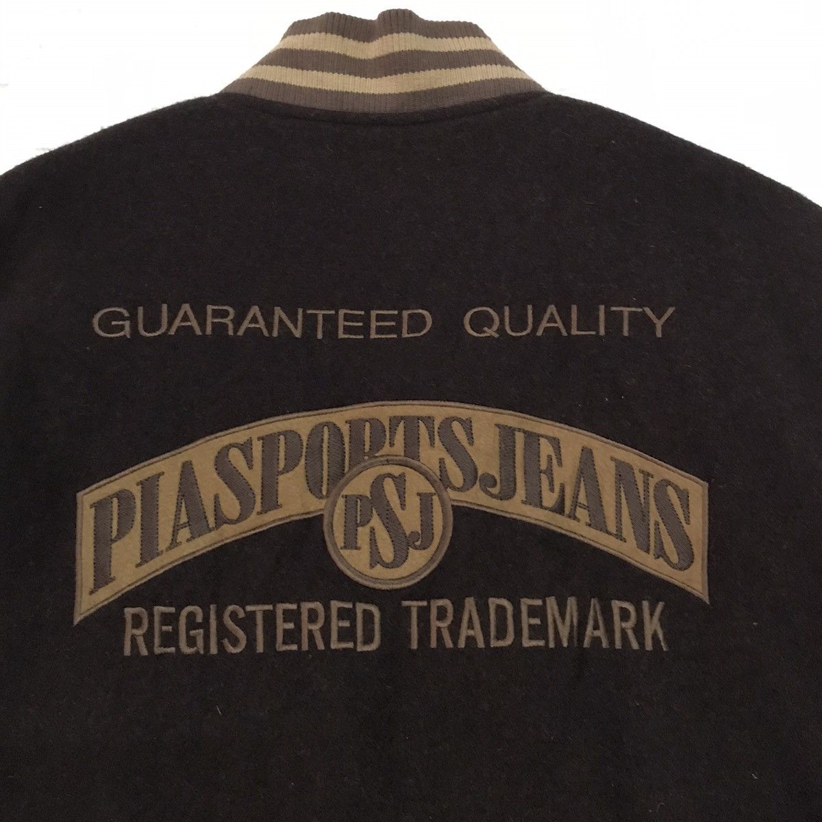 Japanese Brand PSJ Pia Sports Jeans Varsity Jacket Size US L / EU 52-54 / 3 - 13 Thumbnail