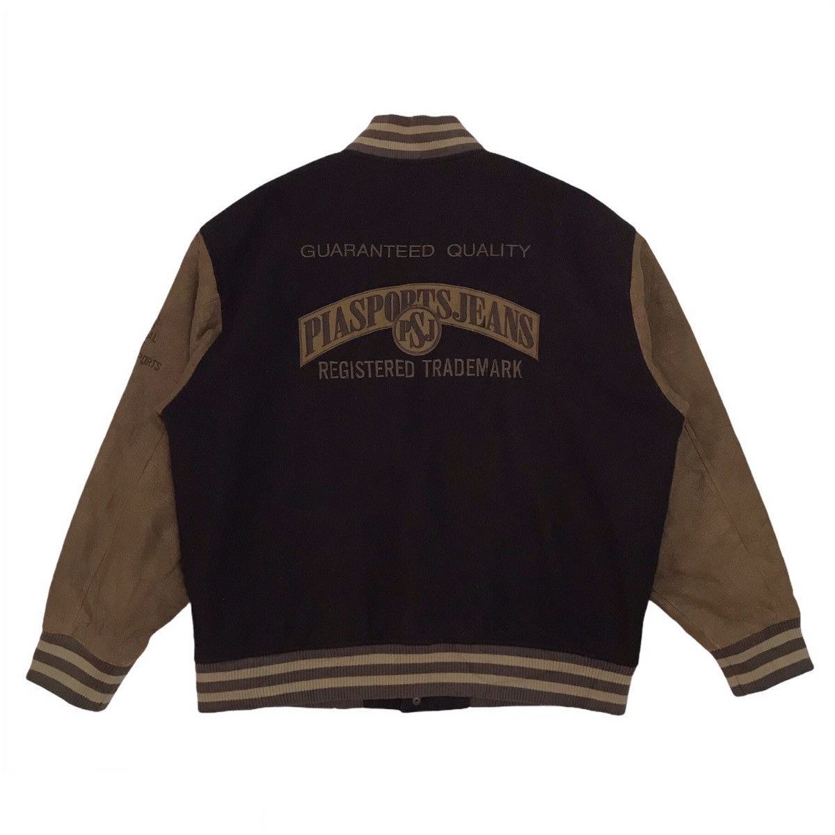 Japanese Brand PSJ Pia Sports Jeans Varsity Jacket Size US L / EU 52-54 / 3 - 1 Thumbnail