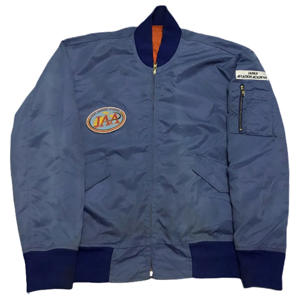 Japanese Brand Japan Aviation Academy reversible bomber jacket Size US L / EU 52-54 / 3 - 1 Thumbnail