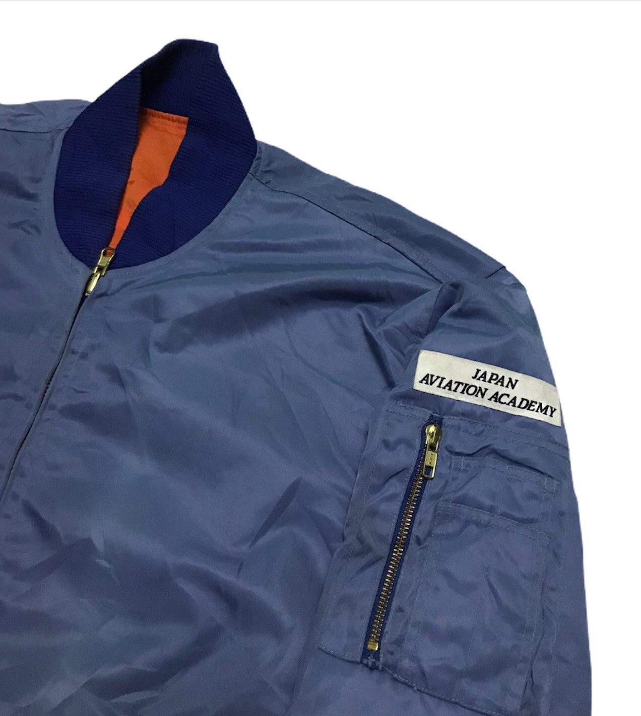 Japanese Brand Japan Aviation Academy reversible bomber jacket Size US L / EU 52-54 / 3 - 2 Thumbnail