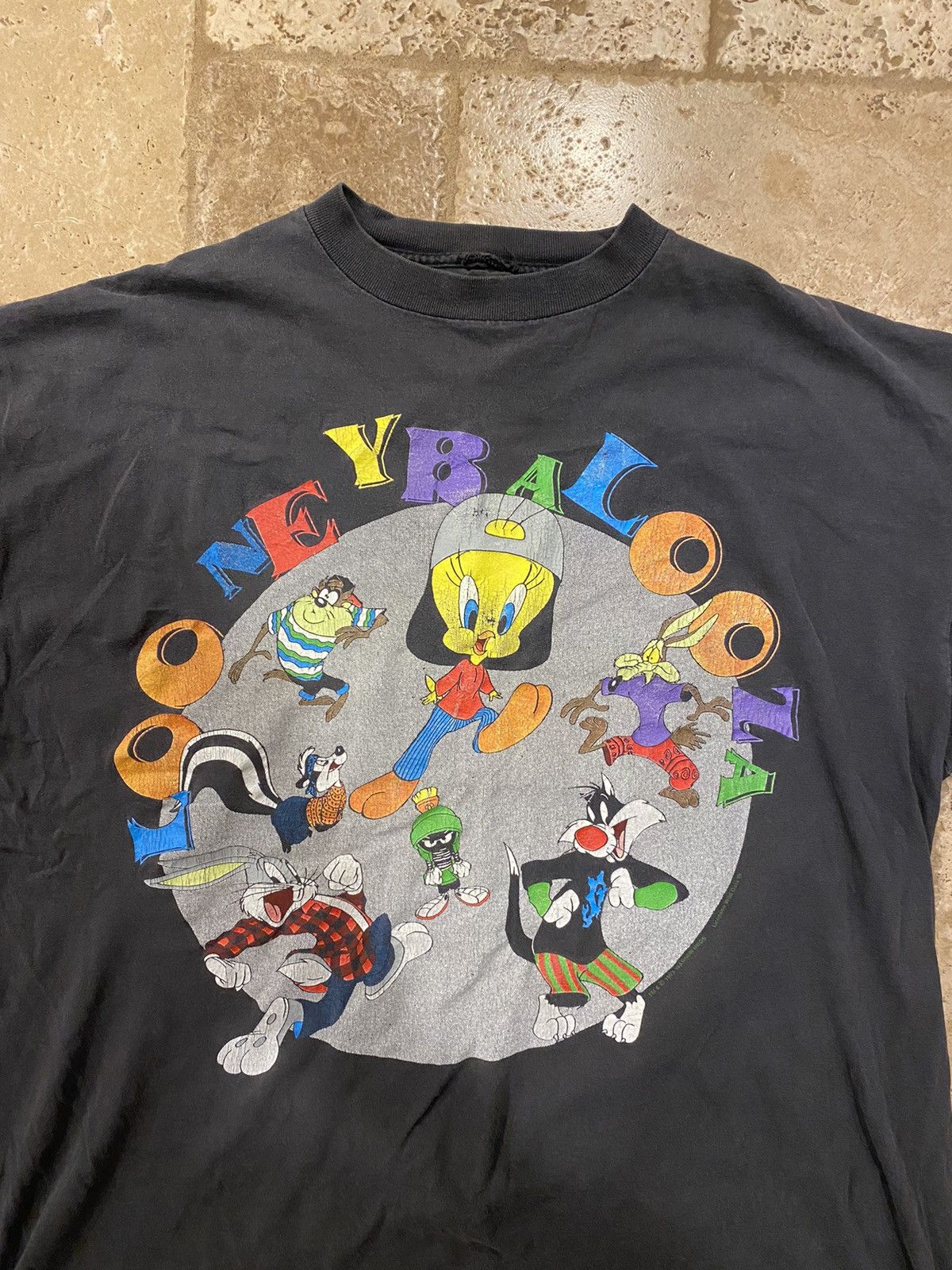 Cartoon Network Looney Tunes Vinatge 1993 “Looney Balooza” Wild Oats Tee Size US XL / EU 56 / 4 - 5 Thumbnail
