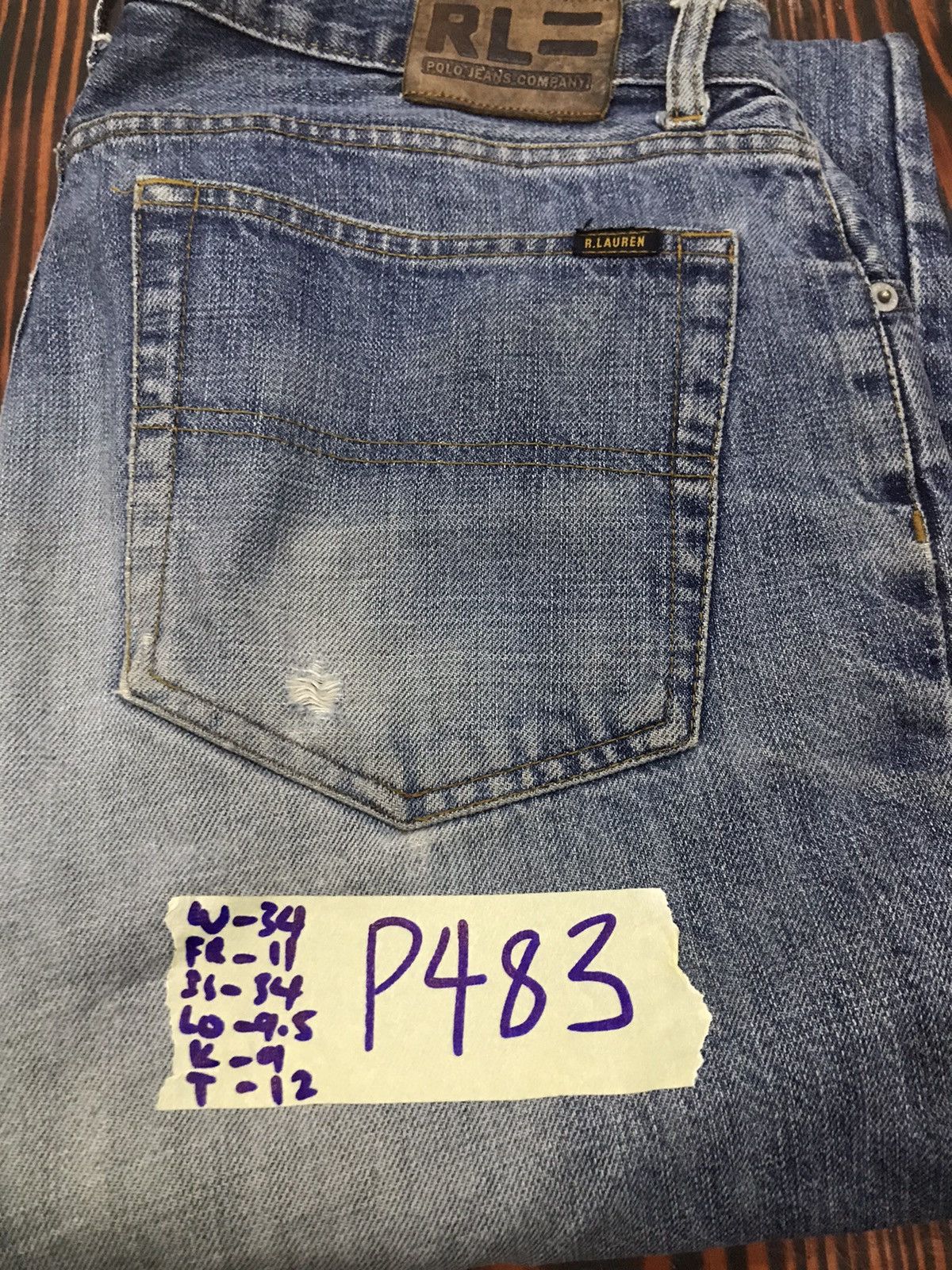 Polo Ralph Lauren Vintage Polo Ralph Lauren Denim jeans Pants Size US 34 / EU 50 - 25 Thumbnail