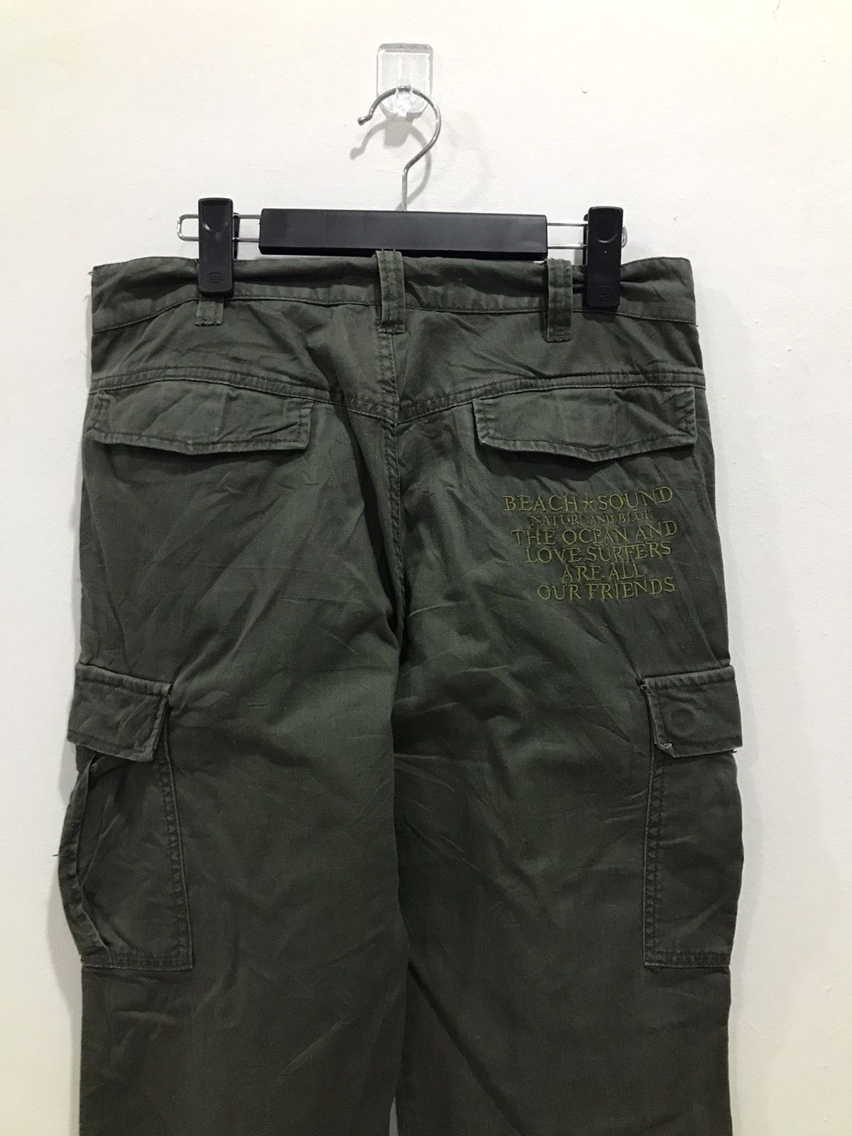 Japanese Brand Beach sound cargo multipocket tacktical pants Size US 30 / EU 46 - 17 Thumbnail