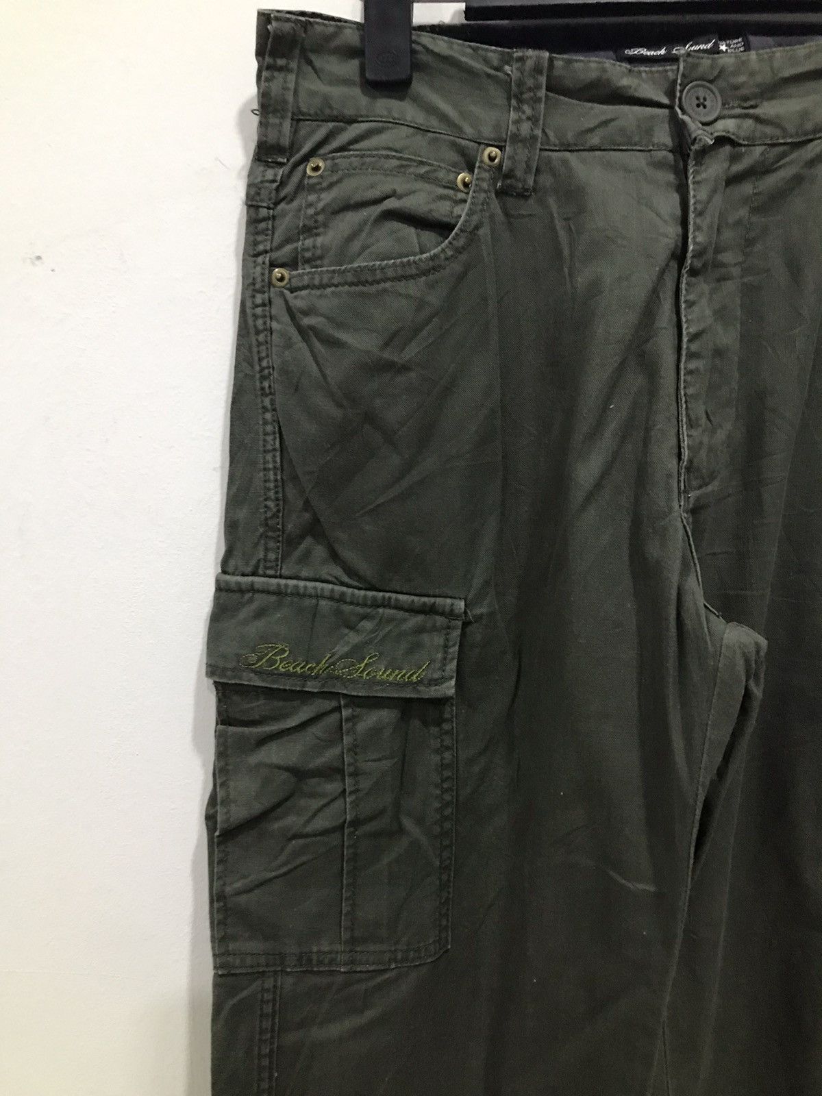 Japanese Brand Beach sound cargo multipocket tacktical pants Size US 30 / EU 46 - 10 Thumbnail
