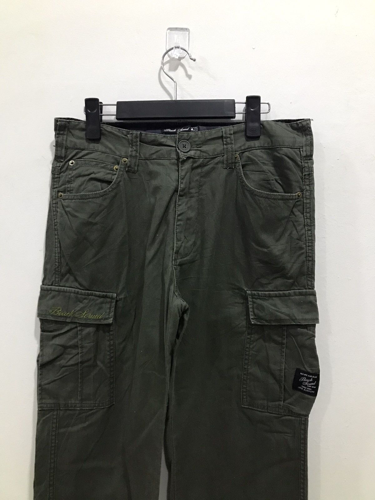 Japanese Brand Beach sound cargo multipocket tacktical pants Size US 30 / EU 46 - 3 Thumbnail