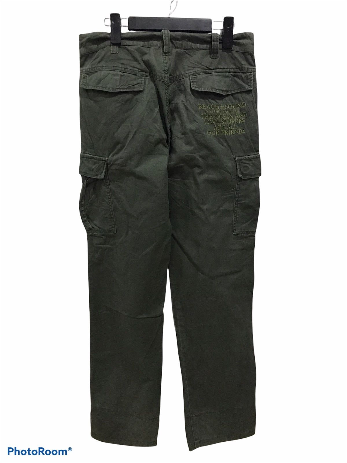 Japanese Brand Beach sound cargo multipocket tacktical pants Size US 30 / EU 46 - 2 Thumbnail