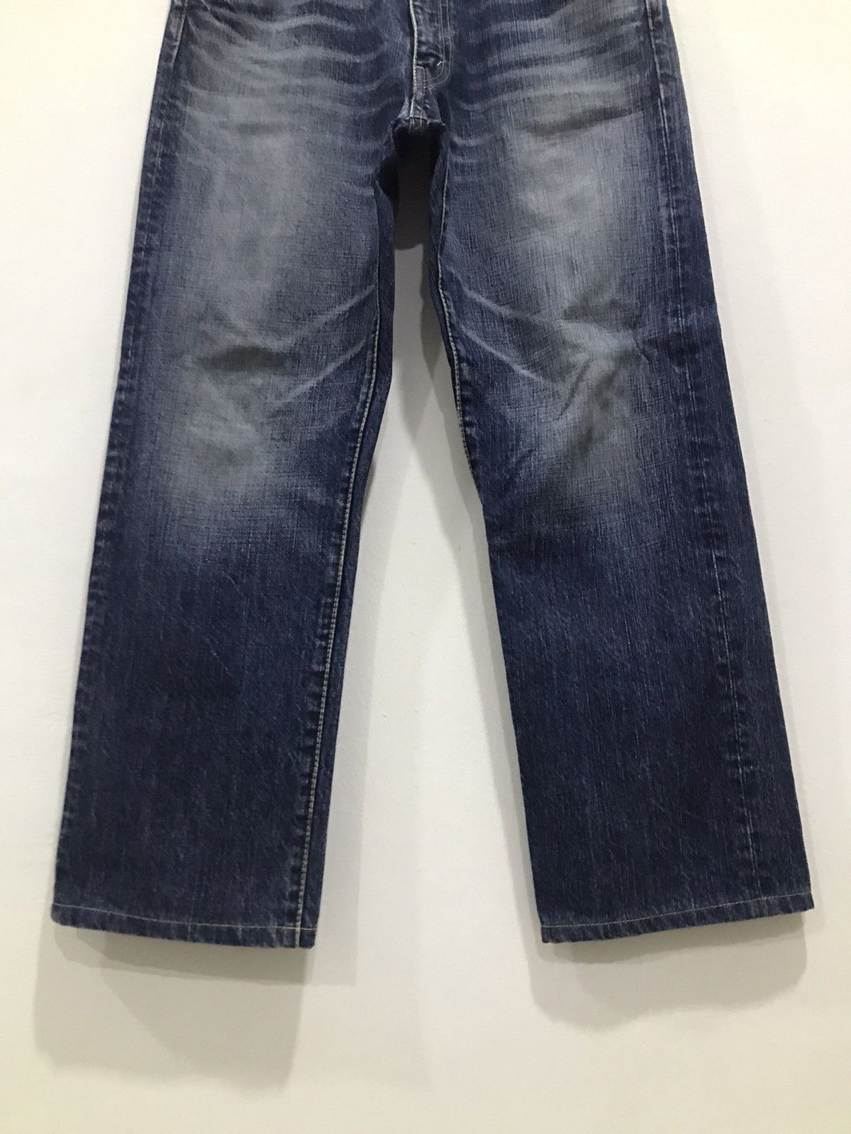 Burgus Plus × Japanese Brand Burgus Plus Hinoya Lot B700 Raw Denim Jeans Size US 33 - 6 Thumbnail