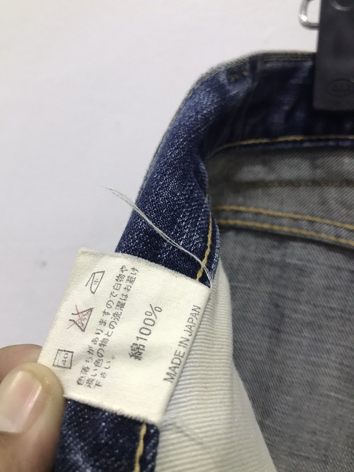 Burgus Plus × Japanese Brand Burgus Plus Hinoya Lot B700 Raw Denim Jeans Size US 33 - 20 Thumbnail