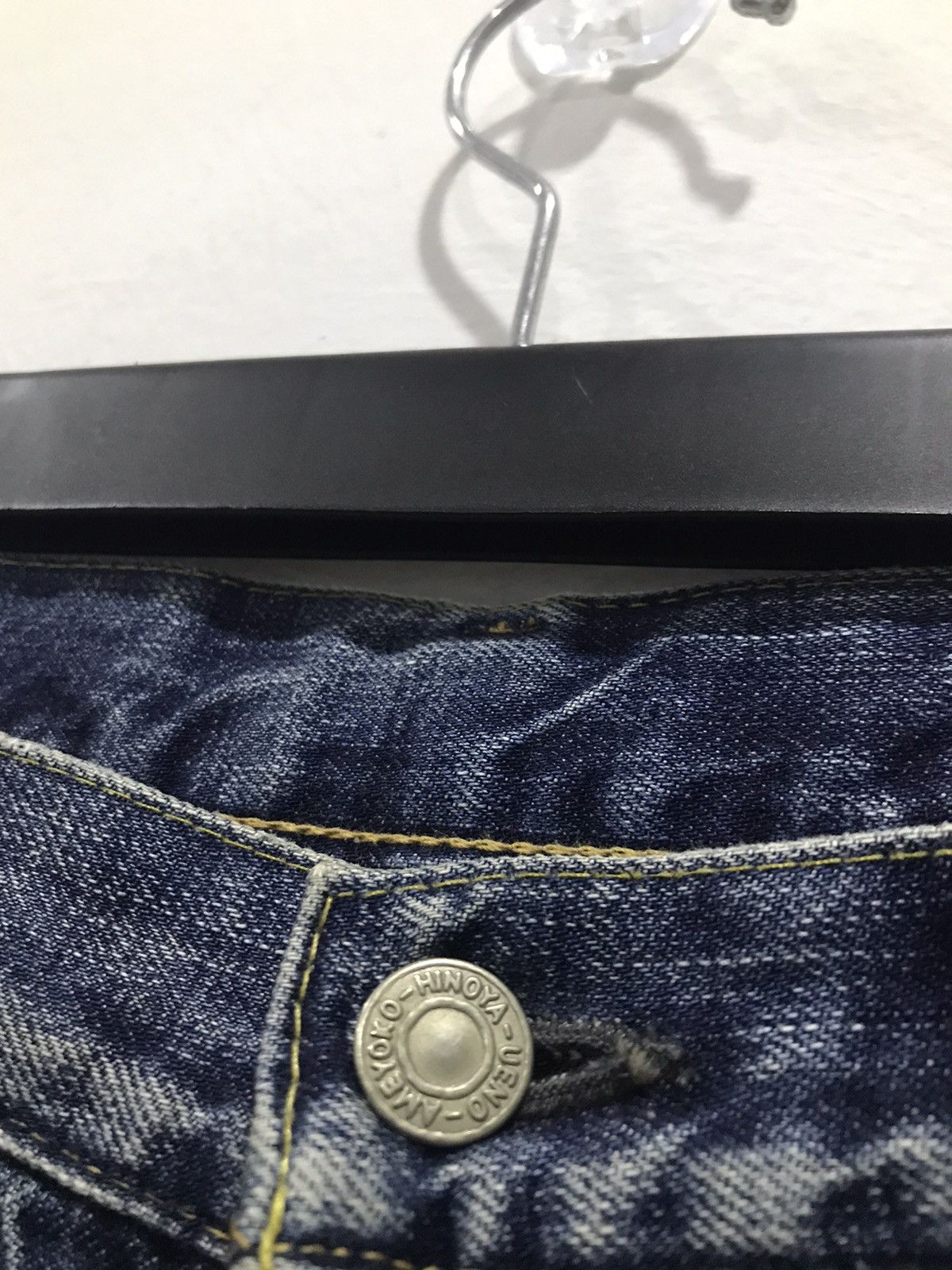 Burgus Plus × Japanese Brand Burgus Plus Hinoya Lot B700 Raw Denim Jeans Size US 33 - 9 Thumbnail