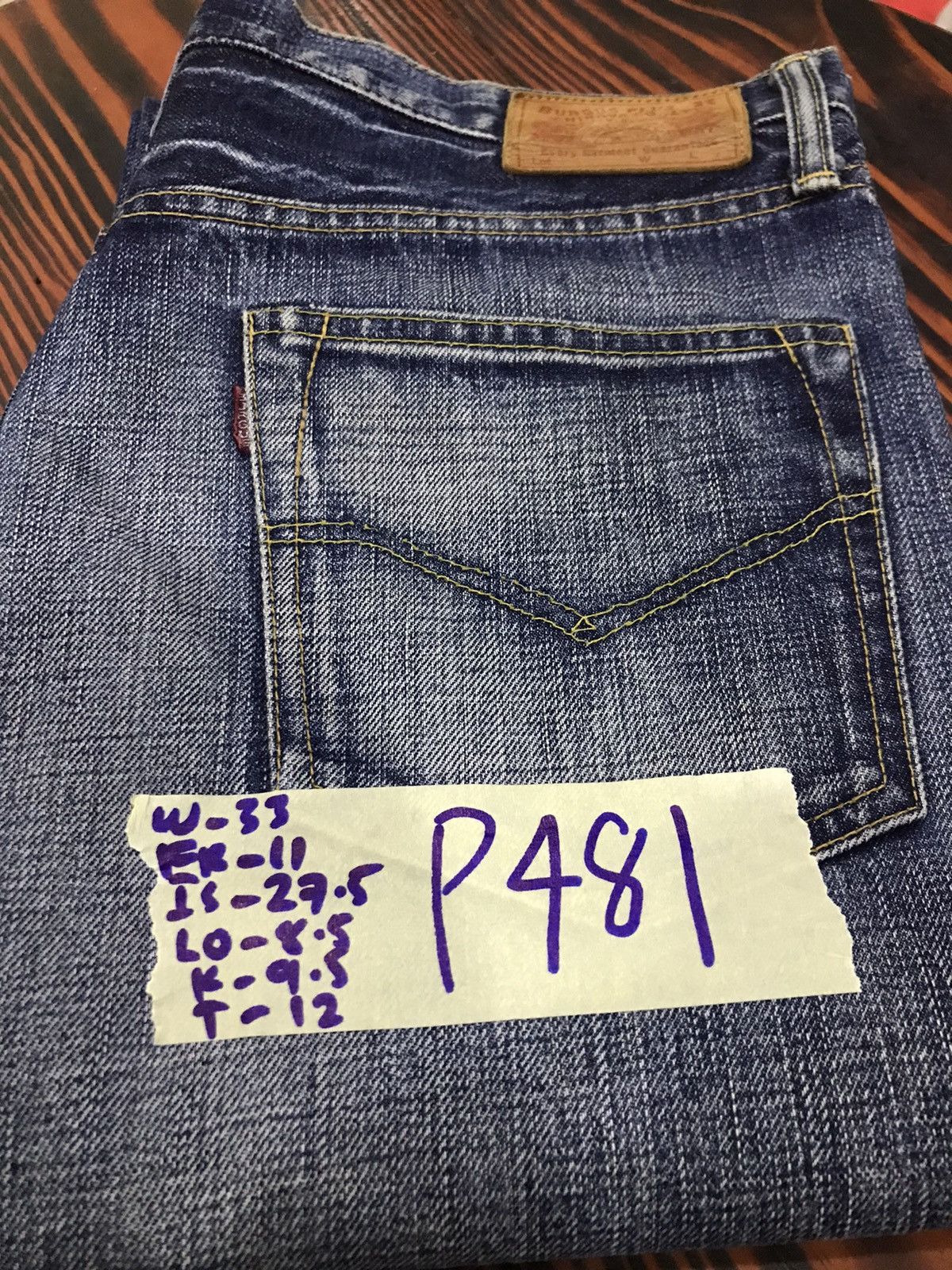 Burgus Plus × Japanese Brand Burgus Plus Hinoya Lot B700 Raw Denim Jeans Size US 33 - 21 Thumbnail