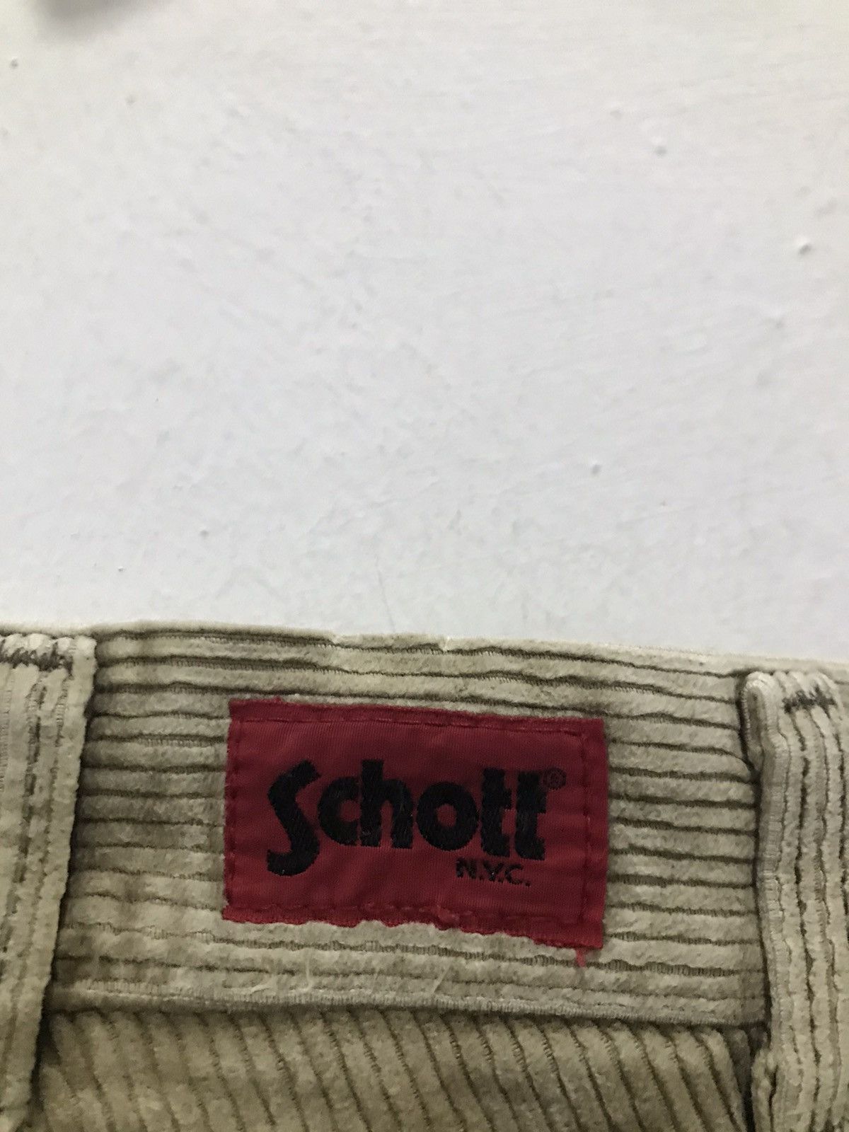 Schott Vintage Schott Corduroy Denim Pants Size US 29 - 13 Thumbnail