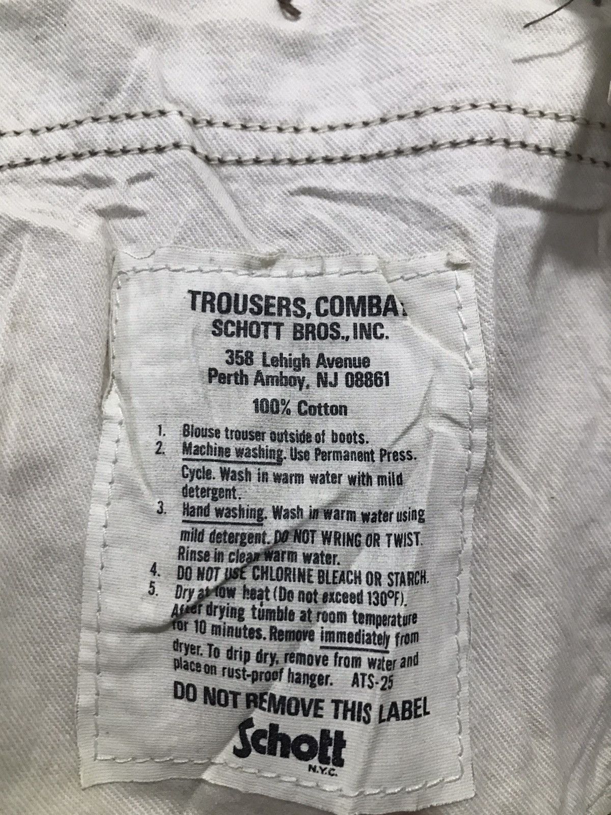 Schott Vintage Schott Corduroy Denim Pants Size US 29 - 19 Thumbnail