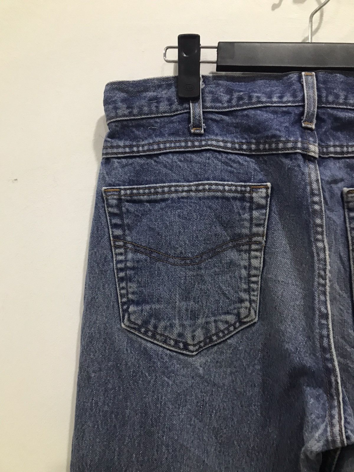 Carhartt Vtg Carhartt Flame resistant Distressed denim Size US 33 - 15 Thumbnail